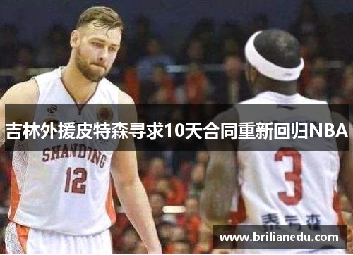 吉林外援皮特森寻求10天合同重新回归NBA